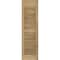 Ekena Millwork 18W x 77H Americraft Two Equal Louver Exterior Real Wood Shutters, Unfinished, PR RW101LV18X77UNH - alternate 7